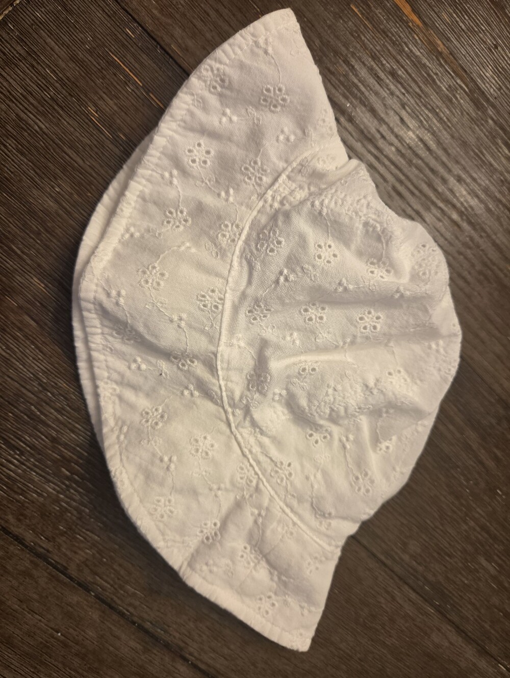 Carter's White Eyelet Baby Sun Hat